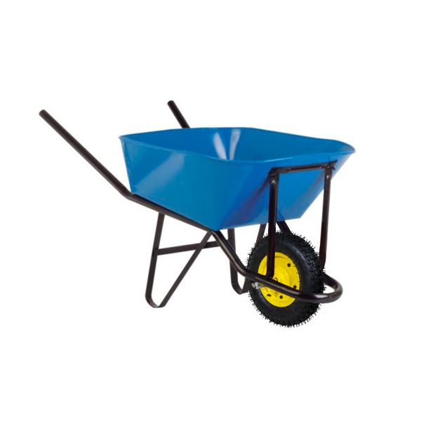 Carretilla Estandar 90l Desarmada Con Rueda Heavy Duty 400×8