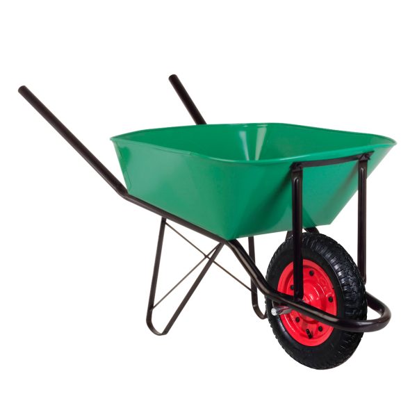 Carretilla Estandar Basica Desarmada 350 X 8 60l Verde