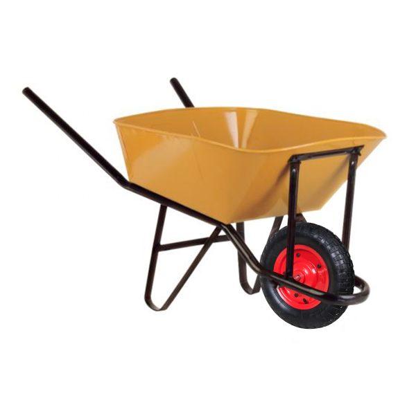 Carretilla Concretera Armada Con Rueda Pantanera 400×8