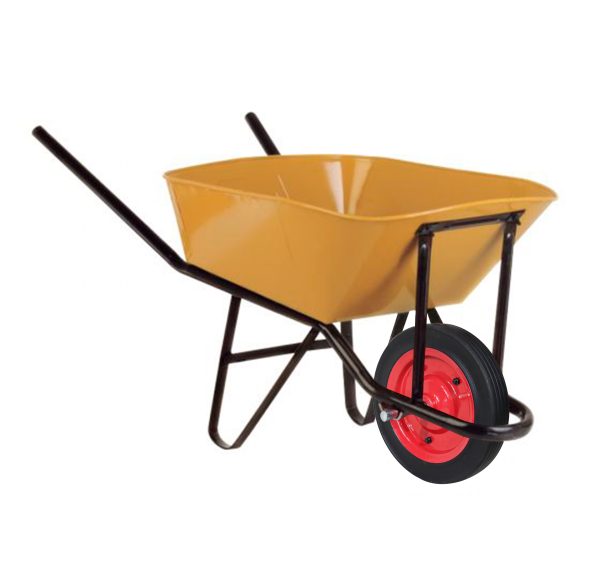 Carretilla Concretera Armada Con Rueda Maciza