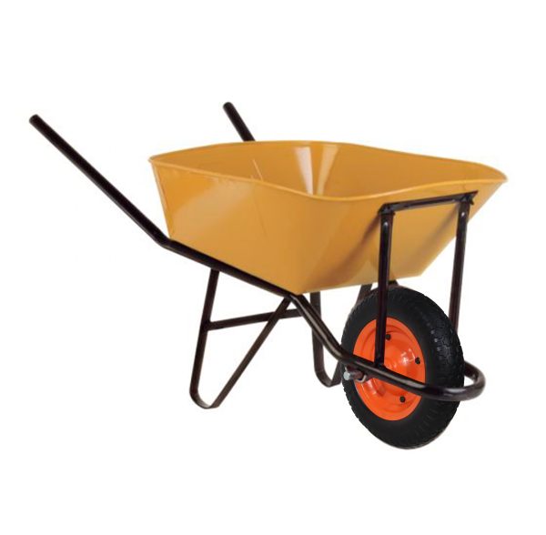 Carretilla Concretera 90l Armada C/Rueda Pu