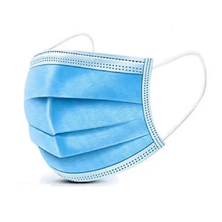 Mascarilla 3 pliegues con elástico para sujeción Mascarilla 3 pliegues con elástico para sujeción
