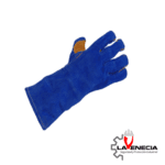 Guante Soldador Azul Con Hilo Kevlar