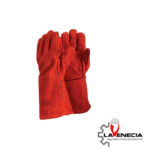 Guante Soldador Rojo Descarne