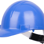 Casco de Seguridad Azul Con Arnés