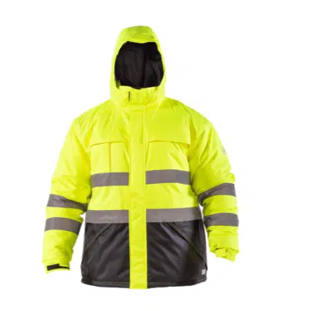 PARKA SIBERIA HW CON REFLECTANTE AMARILLO FLUOR