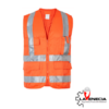 CHALECO GEOLOGO GABARDINA REFLECTIVO NARANJO