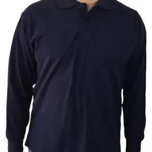 Polera Pique Manga Larga Hombre