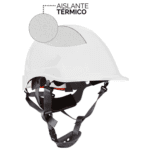Casco Para Trabajos En Altura Mta Abs Ventilado Blanco
