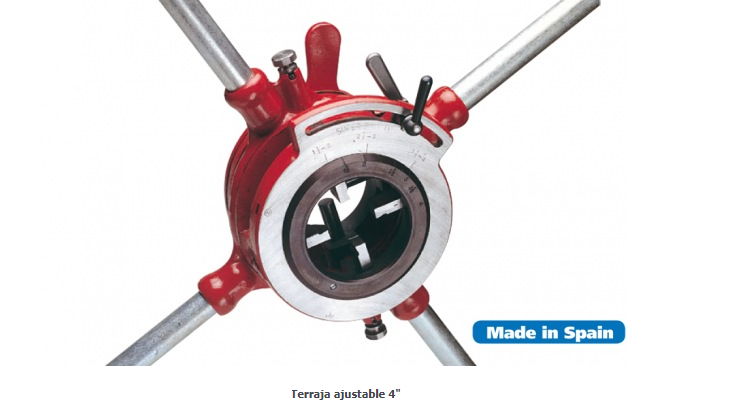TERRAJA DE 2.1-2 A 4 AJUSTABLE SUPER EGO TERRAJA MANUAL 2.1/2" A 4" AJUSTABLE