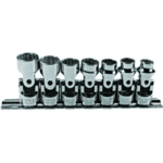 Juego de Dados 3/8" Art. 9-15 Mm ,7 Pz.