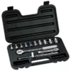 Juego de Dados 1/2" 3/8"- 1", 14 Pzas. Stanley