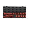 Juego de Dados Aislados de 17 Pzs Encastre de 3/8" Force