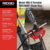 Banco Trípode con Prensa Cadena 1/8"-6" #460 Ridgid