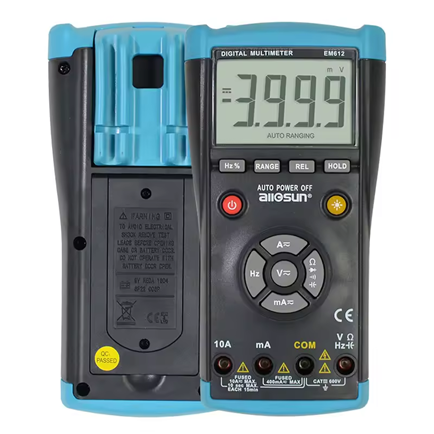 Multímetro Digital EM612 Multitester Inteligente Autorango Esun Em612