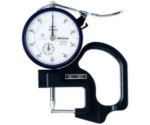 Medidor de espesor con indicador de cuadrante 0-10 mm, 0,01 mm, espesor del tubo Número de artículo: 7360A