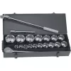 Juego de Dados 3/4" 7/8"-2.3/8" 21 Pzas. Stanley
