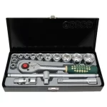 Juego de Dados 1/2" 10-32 Mm.,16 Pz., Hexag. (4162-5 Force