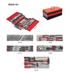 Caja de 4 Bandejas 101 Herramientas (50235-101) Force