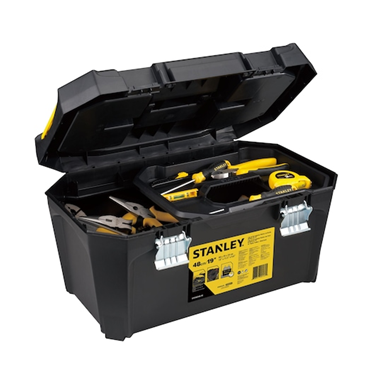 CAJA HERRAMIENTAS 19 BROCHE METAL. (STST80346-40).png STANLEY Caja Herramientas Stanley 19" Broche Metal