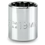 Dado 3/8" de 6 Mm. Polig.