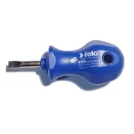 Destornill.Plano 5.5x 25mm M/Azul