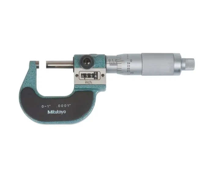 Micrómetro Exterior Mitutoyo Digital Mecánico 0"-1" (193-211)
