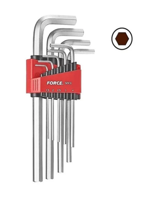 Jgo Llaves Allen Largas 1.5-10 Mm 9 Pz. (5093l)