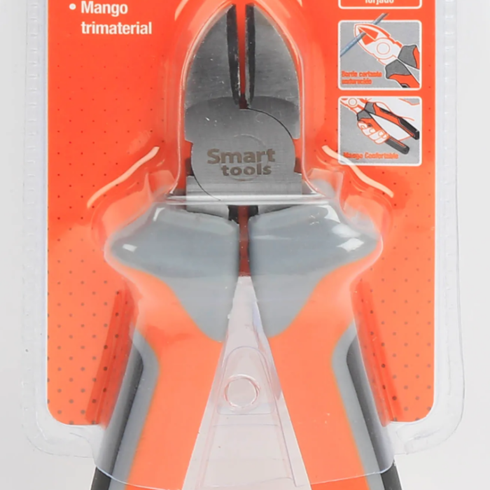 Alicate Corte Lateral 6" Cr/V Mango Trimate