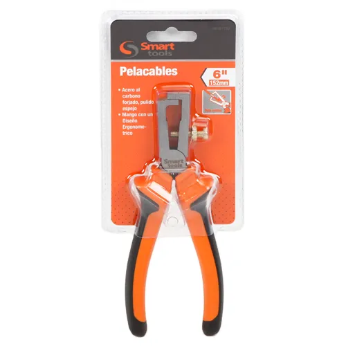 Alicate Pelacables de 6" Pulido, Acero Carbono