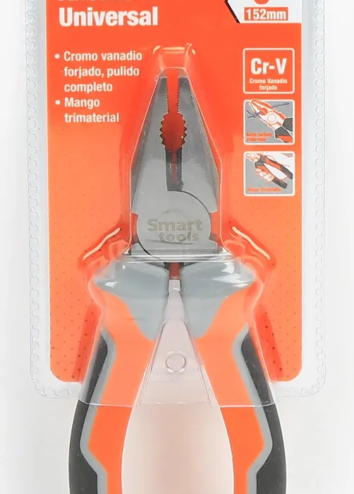 Alicate Universal 6" Pulido Cr/V Mango Trimateria
