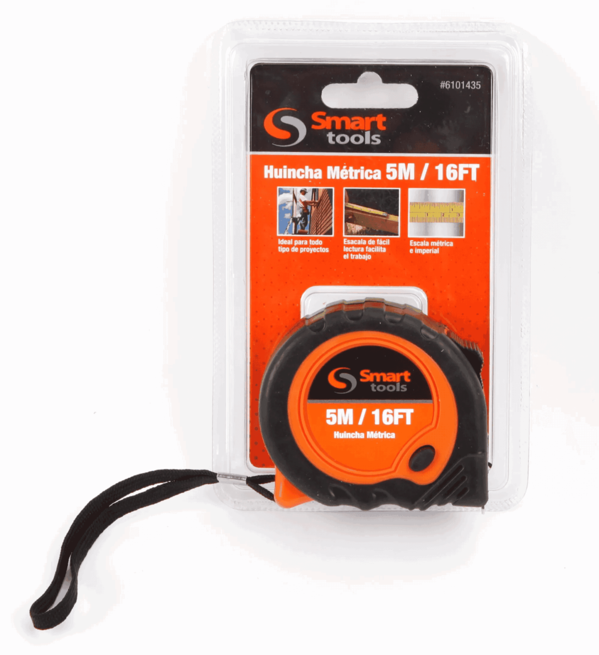 HUINCHA MEDIR 5 0 MTS X 19 MM C PLASTICA Huincha Medir Ergonomica C/Plastica de 5 Mts. X 1