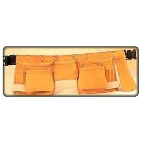 Cinturon P/Herr. 10 Bolsillos Cuero Economico