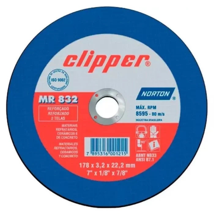 Disco Corte 7" #Mr-832 P/Piedra (10057389) Norton