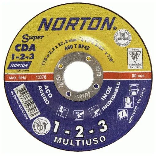 Disco Corte/Desbaste 7" Bda443 (15018552) Norton