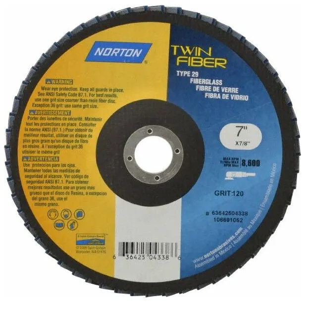 Disco Laminado 7.0" Gr.100 Twinfiber (15046720) Norton