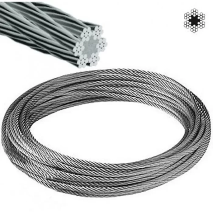 Cable Acero Galv. 6x7x5 Mm. (Mt)