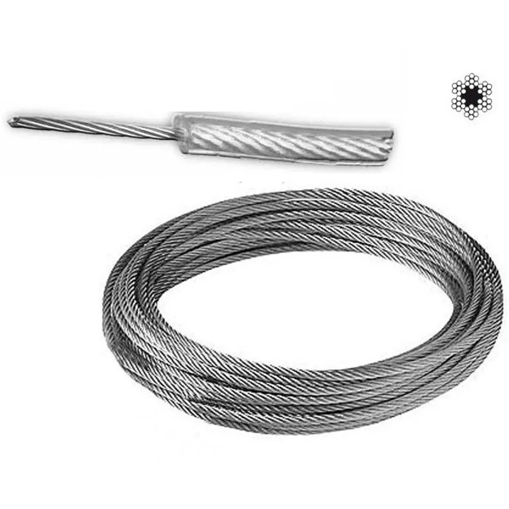 Cable Acero Galvanizado. 1-2 Mm. F/Pvc (Mt)