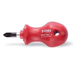 Destornillador Cruz Ph2 6.0x25mm M/Rojo (20202090) Felo