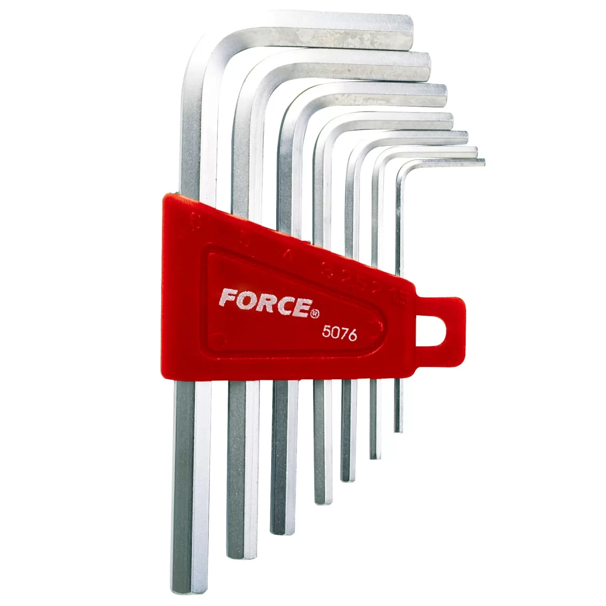 Juego Llaves Allen 1/16"-1/4", 7 Pzas. (5076s) Force