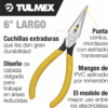 Alicate Punta 6" Corte Lateral P/Telefonista (203-6) Tulmex