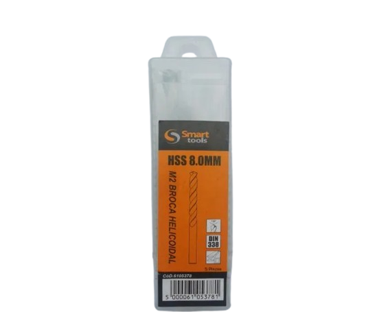 Broca Cilindrica A/R 8.00 Mm