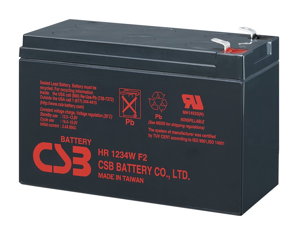 Batería CSB HRL 1234 F2 12V 9Ah