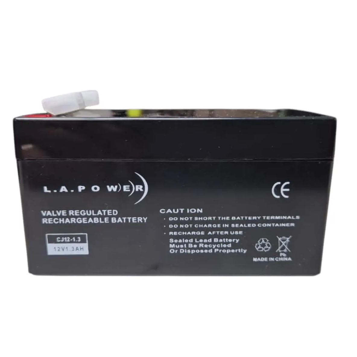 Bateria Recargable 12 Vol 1.3 Ah La Power Cj12-1.3 Batería 12V 2.5Ah L.A.POWER