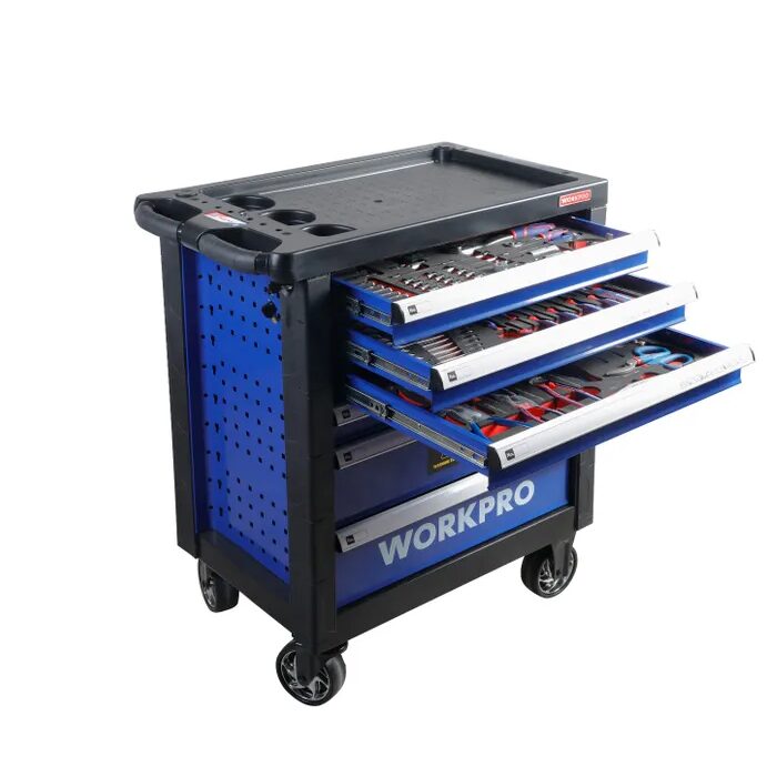 Carro De Herramientas Con 199 Pzs Workpro (Wp-199/6)