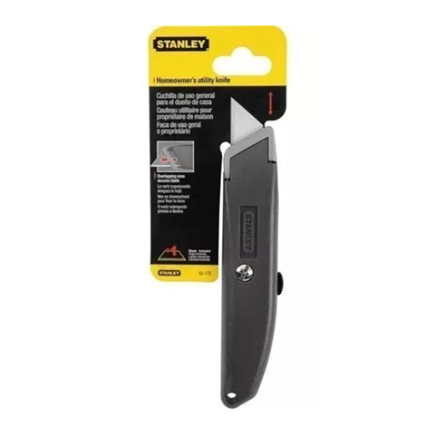 (10-175) Cuchillo Retráctil 2 Hojas, Gris