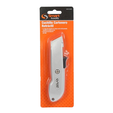 Cuchillo Cartonero Retráctil De Seguridad