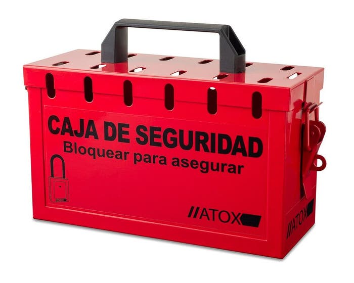 Caja de Bloqueo Grupal Roja 8812