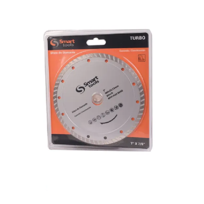 Disco Diamantado Turbo 7"" X 7.5mm