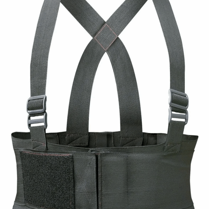 Faja Lumbar de Trabajo Elasticada Color Negro Talla M